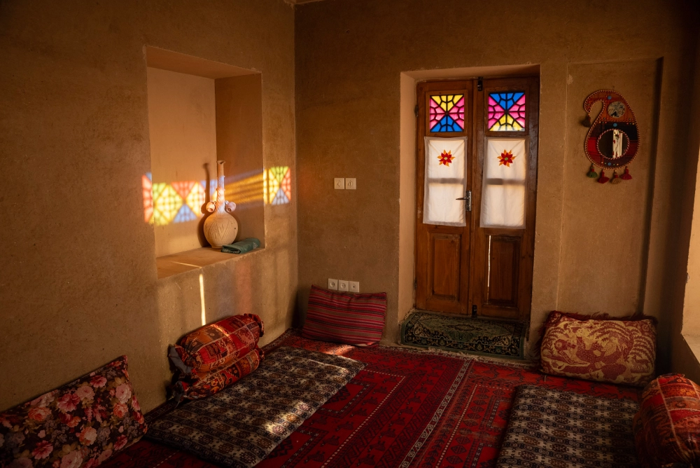 Interior of a restored village home